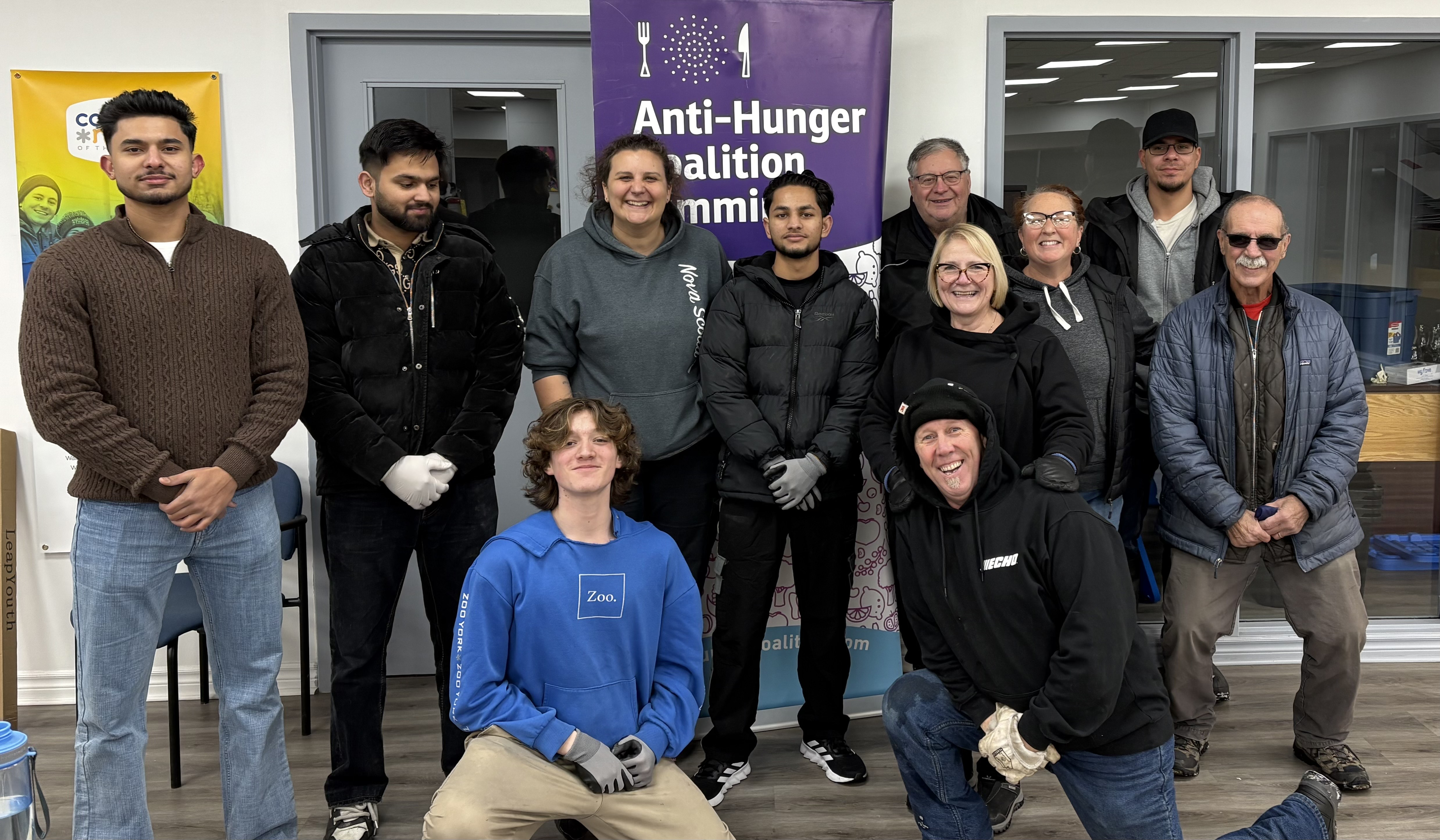 group of volunteers