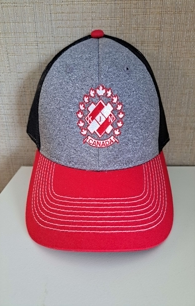 KIN Canada Baseball Cap Charcoal/Red/Black