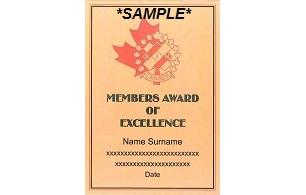 Members Award of Excellence